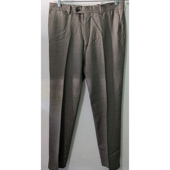 ZARA Mens 2 piece suit Light Gray Wool Pants 35x31 Blazer Size Men's  38 - Picture 8 of 12